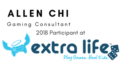 Allen Chi to Participate in Extra Life 24 Hour Charity Gaming Marathon