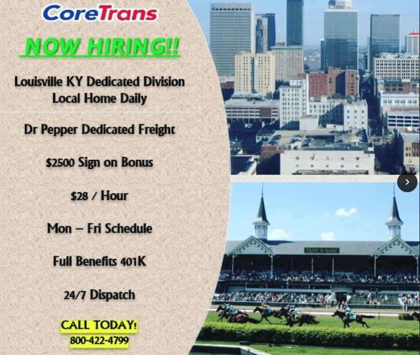 CoreTrans Now Hiring