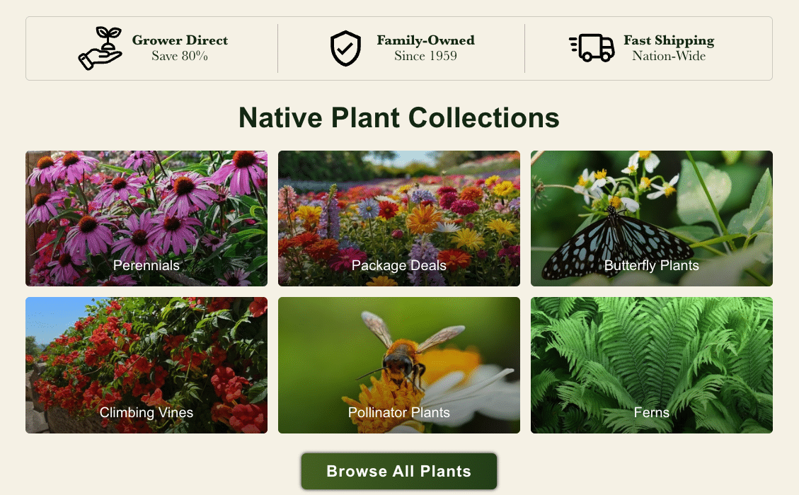 TN Nursery Native Plant Collections